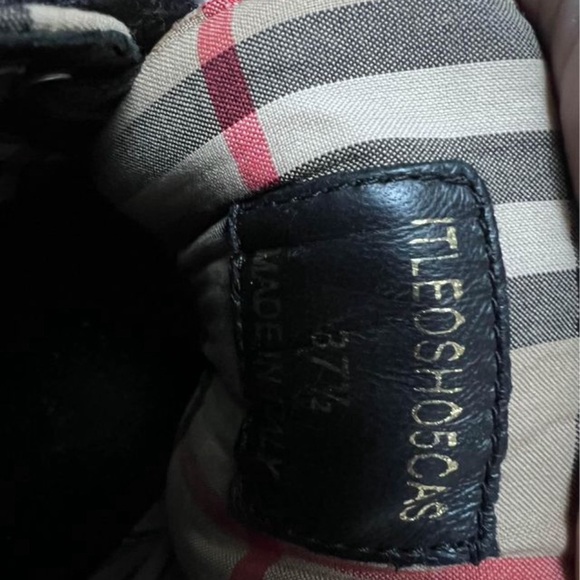 BURBERRY Regis Women’s Sneakers, 100% Cotton Fabric | SIZE 37.5 | Authentic - Picture 7 of 8